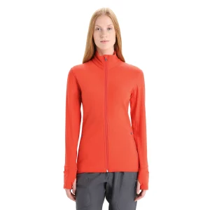 Icebreaker W Descender LS Zip Damen Merinoshirt 15