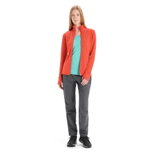 Icebreaker W Descender LS Zip Damen Merinoshirt 19