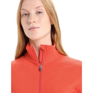 Icebreaker W Descender LS Zip Damen Merinoshirt 21