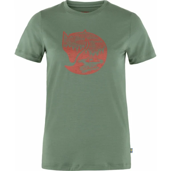 FJÄLLRÄVEN Abisko Wool Fox SS W Damen T-Shirt 1