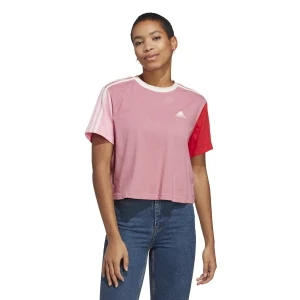 ADIDAS W 3 Stripes Crop Top Damen T-Shirt 14