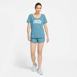 W NK Dir-Fit Tee Nike Script Damen T-Shirt 12